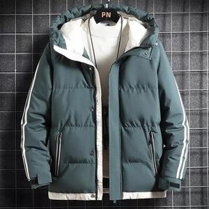 Vente en gros de vêtements d'hiver à la mode de couleur noire manteaux de créateurs veste en duvet pour hommes taille plus imperméable et souple d'extérieur - Product Image 4