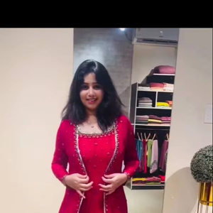 ผ้าจอร์เจียปลอมสำหรับนักออกแบบรุ่นใหม่งานปักลาย Chine Seam สวยงามพร้อมชุดราตรีผ้าร่มตัด amrela และ Koti - Product Image 1