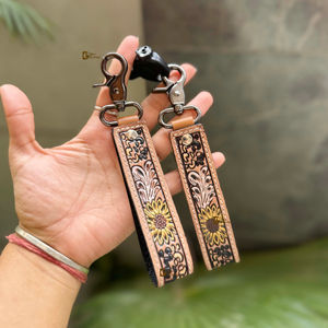พวงกุญแจหนังวัวใหม่พวงกุญแจอุปกรณ์มือหนังพวงกุญแจขายดีมีสไตล์ - Product Image 2