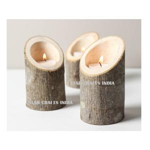Luxury Vintage Style Wooden Candle Holder Diwali Decorations for Home Candle Wood Candle Wedding Decoration Candles Holder Home - Product Image 4