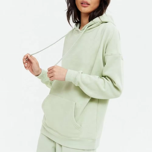 OEM de peso pesado espacios en blanco pulóver sudaderas con capucha y sudaderas para mujeres Unisex personalizado cuello redondo sudaderas bordado logotipo personalizado - Product Image 2