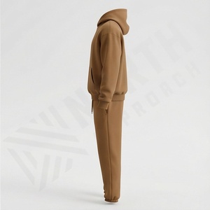 Conjunto Deportivo para Hombre Más Vendido, con Logotipo Personalizado, Cierre de Cremallera, Liso, para Correr, Cálido, de Invierno, de Dos Piezas, para Gimnasio, Fitness, Atletismo - Product Image 3