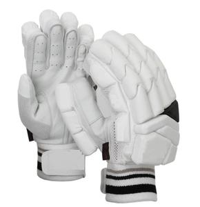 Guantes de Bateo de Cricket Profesionales Pakistaníes de Cuero Blanco con Protección y Flexibilidad Superiores para Bateadores - Product Image 6