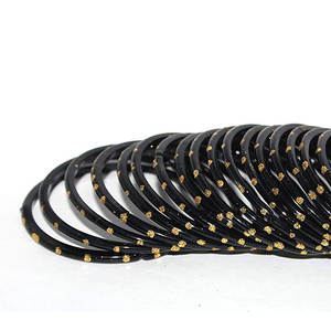 Wholesale 2025 New Style Luxury Fashion Glass <b>Bangles</b> <b>Sets</b> Customized Handcrafted Women Glass Churiyan <b>Sets</b> - Product Image 4