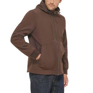 High Street unisexe enduit Camouflage Bomber Soft-Shell vestes décontracté à manches longues fermeture éclair complète imperméable coupe-vent - Product Image 5