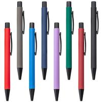 Stylo publicitaire en métal IDO PEN BP8702, faible MOQ, logo personnalisable, multifonctionnel, largeur d'écriture de 1,0 mm, gravure au laser