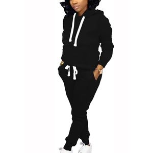 Ensemble survêtement homme personnalisé imprimé pour l'hiver, deux pièces, sweat-shirt et pantalon de survêtement, 100% coton, haute qualité - Product Image 3