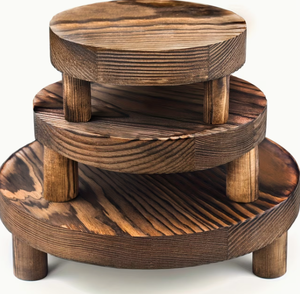 Soportes de Madera Escalonados para Exhibición de Productos (Juego de 3) - Product Image 4