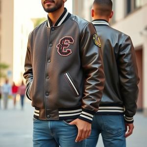 Chaqueta Universitaria Ligera de Satén, Impresión por Sublimación Personalizada, Uniforme Deportivo de Equipo, Chaqueta de Entrenador de Béisbol, Chaqueta Universitaria, Pedido al por Mayor - Product Image 6