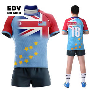 Vêtements de rugby personnalisés Maillot d'impression par sublimation à séchage rapide respirant Plus Size Nouveau design - Product Image 5