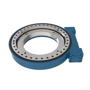 SE seri SE5 SE12 SE21 SE25 turbin angin tertutup Slew tunggal penggerak cacing dengan Motor DC 24V untuk pelacak tenaga surya - Product Image 1