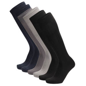 Calze Lunghe da Uomo a Costine Larghe, 6 Paia, Eleganza Classica, 100% Cotone, Taglia Unica, Design Sportivo Quotidiano, Fantasia a Pois, Leggere - Product Image 2