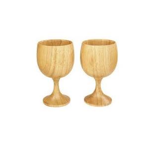 แก้วไม้ธรรมชาติสีไม้สำหรับบ้านและปาร์ตี้สำหรับ Barware และวอดก้าและโลโก้ที่กำหนดเอง - Product Image 1