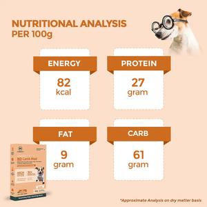Alimentation pour chiens riche en protéines sans viande de mouton, végétalienne, sans céréales, superaliment riche en protéines, tofu et pois chiches, riches en nutriments, citrouille et carottes - Product Image 5