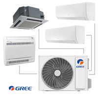 Unité extérieure 2026 pour climatiseur multi-split 28000 BTU R32 DC Inverter, 4 zones, avec unités intérieures cassette et unités de sol à conduit
