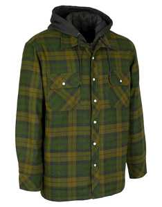 Sweat à capuche en flanelle à carreaux surdimensionné pour hommes veste de chemise à capuche à manches longues Streetwear extérieur hiver décontracté sweat à capuche de mode vente en gros - Product Image 1