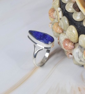 Anillo de piedras preciosas de Plata de Ley 925 hecho a mano, joyería de moda con piedra natal de marzo, labradorita para fiestas, aniversarios - Product Image 3