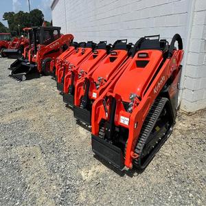 ORIGINAL KUBOTA SCL1000 <b>STAND</b>-ON COMPACT MINI SKID STEER LOADER WITH ATTACHMENTS FOR SALE - Product Image 2