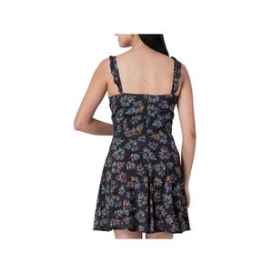 Wholesale Supply Modern Chiffon Cotton Floral Print A-Line Slim Fit Midi <b>Dress</b> for Office and Partywear Casual Wear - Product Image 2