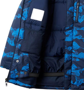 Veste d'hiver en duvet de canard pour homme avec logo personnalisé, veste à capuche pour l'extérieur, fermeture éclair avec logo personnalisé - Product Image 4