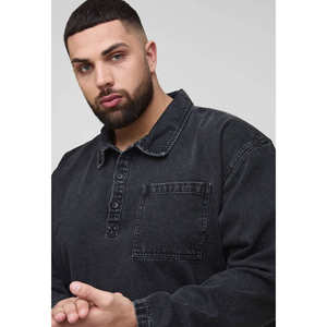 Wholesale Men's Business Casual <b>Dress</b> <b>Shirt</b> New Style <b>Long</b> <b>Sleeve</b> Anti-Wrinkle Slim fit Striped Single Breasted Closure - Product Image 3