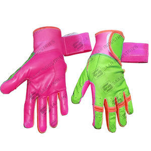 Nouveauté : Gants de frappeur de baseball professionnels personnalisés en cuir de vachette, légers, respirants et durables, à manchette longue, pour l'entraînement - Product Image 1