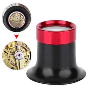 Draagbare Monoculaire Vergrootglas <span class=keywords><strong>5x</strong></span>/10x/15x/20x Vergrootglas Horlogemakers <span class=keywords><strong>Loupe</strong></span> Lens Juwelier Horloge Oog Len Reparatie Tool - Product Image 6