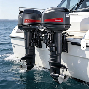 Moteur hors-bord essence 25 CV populaire à démarrage manuel 2 temps pour usage maritime - Product Image 5