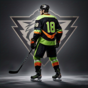 Ensemble de maillot et pantalon de hockey sur glace unisexe à manches longues, vêtements de sport, entraînement, personnalisable, imprimé par sublimation, respirant, séchage rapide - Product Image 6