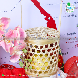 ตะกร้าธรรมชาติแท้ขายดีผสมผสานการใช้งานจริงกับสัมผัสการตกแต่งที่เป็นมิตรต่อสิ่งแวดล้อม - Product Image 6