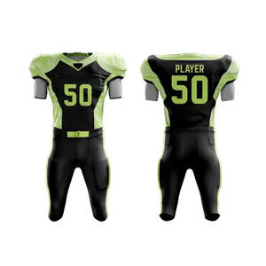 Uniformes de Fútbol Americano Más Vendidos 2026, Conjunto de Pantalones y Camiseta de Fútbol de Ajuste Atlético Moderno, Alto Rendimiento - Product Image 1