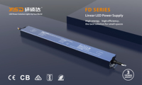 Transformateur LED étanche IP67 250W de haute qualité, ultra-plat, alimentation 24V/48V, alimentation à découpage 12V pour projets de construction