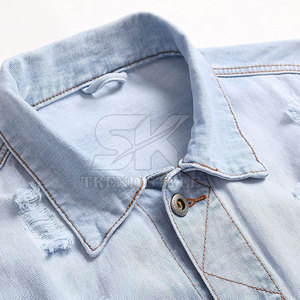 Chaqueta de Mezclilla para Hombre, Estilo Moderno, Ajuste Cómodo, Diseño Duradero y Fácil de Usar para Uso Diario, Chaqueta de Invierno - Product Image 6