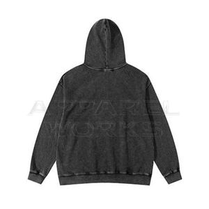 เสื้อฮู้ดดี้ผู้ชายผ้าฝ้ายฟลีซ 100% พิมพ์ลาย DTG สำหรับฤดูหนาว อุ่นสบาย มีกระเป๋าและลายการ์ตูนเก๋ไก๋ - Product Image 2