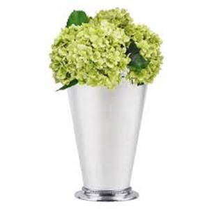 Vase de ferme haute décor Vase à fleurs en métal galvanisé avec arc en ficelle Vase rustique vintage seaux à fleurs en étain - Product Image 6