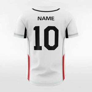 Camiseta de Béisbol Transpirable 100% Poliéster en Tallas Grandes para Adultos, Uniforme Deportivo Personalizado con Color Sólido Estampado, Servicio OEM - Product Image 5