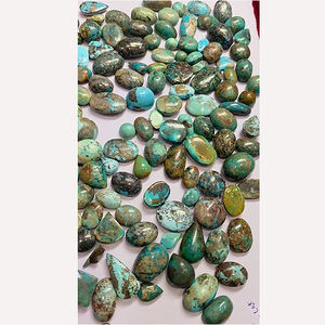 166 piezas de turquesa natural de 14mm a 40mm cabujón de pera ovalada 4240 Cts lote Iroc ventas buena calidad cabina turquesa US $255 para todos - Product Image 1