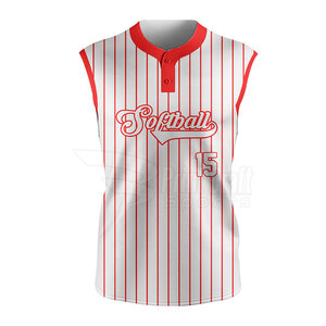 Latest Design Hot Sale Sleeveless Softball <b>Shirts</b> Comfortable Training Wear Sleeveless Softball <b>Shirts</b> - Product Image 1