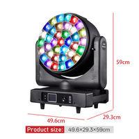 FY3740 Super Bright 37 X40W Bienen auge RGBW LED Moving Head Light Große Größe für Konzerte TV Studios Seminare Kunst ausstellungen