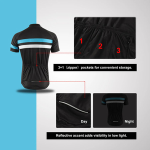 Maillot de Ciclismo de Manga Larga para Hombre, Personalizable con Logotipo de Marca, Material Ligero de Secado Rápido, Diseño con Cremallera Completa - Product Image 5