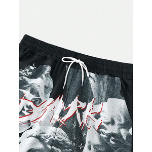 เซ็ตเสื้อยืดแขนสั้นพิมพ์ลายกระดุมแถวเดียวผ้าคอตตอน100% ปรับแต่งเหมาะสำหรับฤดูใบไม้ผลิและฤดูร้อน - Product Image 5