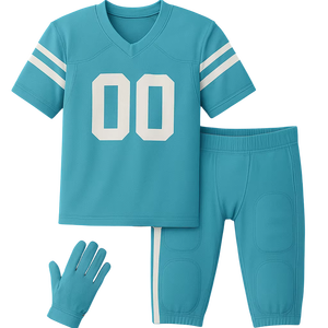 Wholesale Supply American Football Uniform High Quality Fabric Custom Printed Team Name With Logo OEM Service Training Uniform - Product Image 1