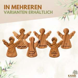 วัตถุสัมผัสเทวดาผู้พิทักษ์ทำจากไม้มะกอกจาก Bethlehem 6ซม. X 5ซม. X 1ซม. - Product Image 6
