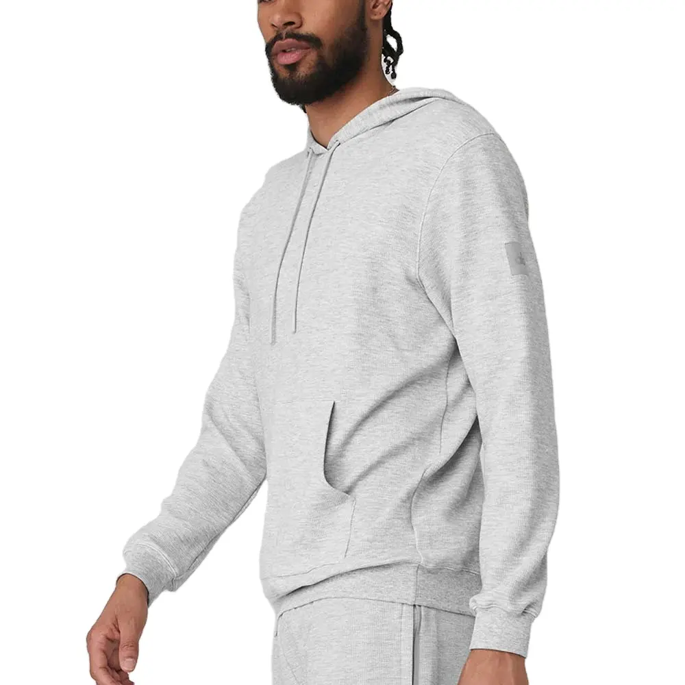 7.8 oz 50/50 Pullover Sweatshirt w/hood in Ash Basic hoodie with cangaroo pocket soft hoodie Mens Heavy Blend Full Zip Hooded