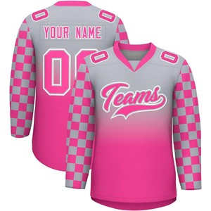 Logo personnalisé OEM Impression par sublimation Tissu à séchage rapide respirant de gros Maillot de hockey sur glace haute performance Uniforme d'équipe - Product Image 1