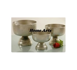 Juego de 3 cuencos de chocolate de diferentes tamaños con soporte, cuenco de dulces de forma redonda de la mejor calidad con soporte - Product Image 1