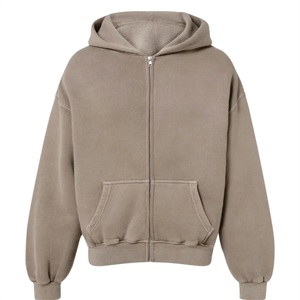 Nouveau style 2025 – Sweat à capuche zippé pour homme, en coton/polyester, idéal pour l'extérieur en hiver – Dernière conception - Product Image 2