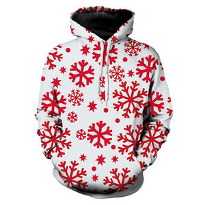 เสื้อกันหนาวคอกลมมีฮู้ด2ชิ้นสำหรับฤดูหนาวพิมพ์ลายดิจิทัลสำหรับเทศกาลคริสต์มาสมาใหม่ - Product Image 1