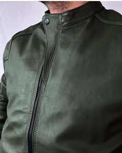 แจ็คเก็ตหนังผู้ชายแบบปรับได้ ดีไซน์ใหม่ตามสั่ง ราคาปรับได้ ผลิตโดยมืออาชีพ คุณภาพดีที่สุดสำหรับแจ็คเก็ตหนังผู้ชาย - Product Image 2