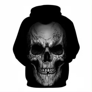 Sudadera con capucha gráfica de calavera completamente sublimada: Sudadera con capucha de invierno - Product Image 4